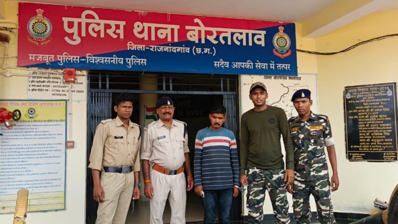 थाना बोरतलाव क्षेत्र में वर्दी पहनकर अवैध वसुली करने वाला नकली पुलिस गिरफ्तार