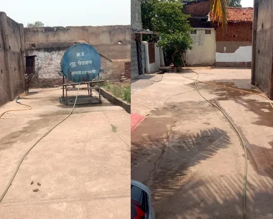 नगरपालिका के सुविधा का लोग कर रहे मनमाना उपयोग, जल प्रभारी को कोई चिंता नहीं
