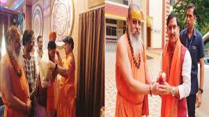 केंद्रीय राज्य मंत्री तोखन साहू ने अमरकंटक में मां नर्मदा मंदिर में पूजा अर्चना कर लिया आशीर्वाद