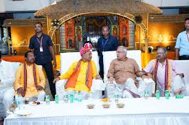 जगन्नाथ मंदिर में एक साथ दिखे विष्णु-भूपेश