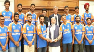 टीम इंडिया ने की पीएम से मुलाकात