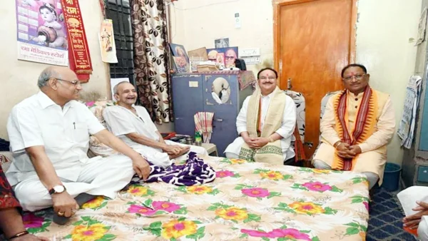 भाजपा राष्ट्रीय अध्यक्ष जेपी नड्डा ने गोपाल व्यास को दिलाई सदस्यता, नालंदा परिसर में युवाओं से की बात