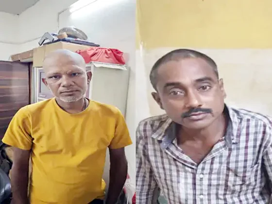 दोपहिया गाड़ियों की चोरी करने वाले दो आरोपियों को पुलिस ने किया गिरफ्तार