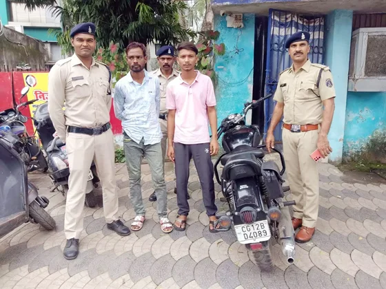 2 बुलेट चोर गिरफ्तार, पुलिस ने किया बड़ा खुलासा