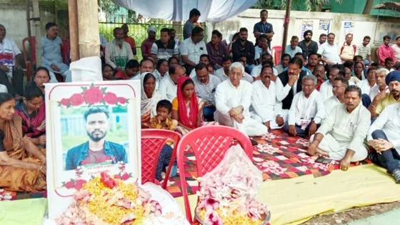 पानी टंकी के नींव में मिला था राजमिस्त्री का शव, मुख्य आरोपी की गिरफ्तारी के लिए परिजनों के साथ धरने पर बैठे पूर्व डिप्टी सीएम टीएस सिंहदेव