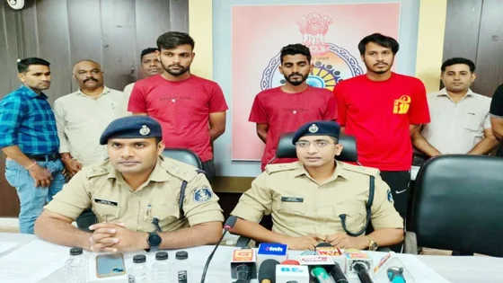 रिटायर्ड कर्मचारी से 54 लाख की ऑनलाइन ठगी, हरियाणा और राजस्थान से 3 शातिरों को पुलिस ने दबोचा