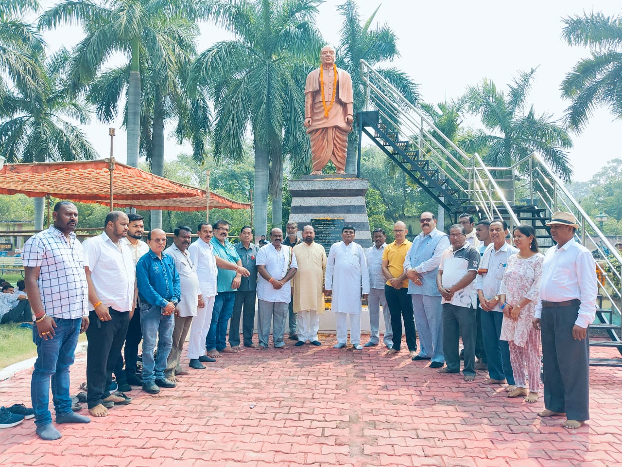 विधायक ब्यास कश्यप ने 150वीं जयंती पर लौह पुरुष सरदार पटेल को भावपूर्ण श्रद्धांजलि अर्पित किया