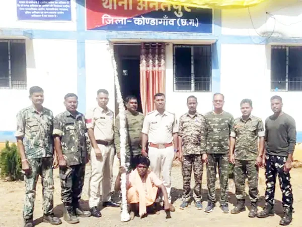 कोंडागांव में मक्के के साथ गांजे की खेती : तलाशी के दौरान 43 पौधे बरामद, रंगेहाथों पकड़ा गया आरोपी