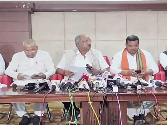 बृजमोहन ने रायपुर दक्षिण को बताया कांग्रेस का पर्यटन स्थल, बोले- उनका प्रत्याशी फिसड्डी