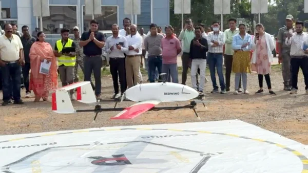 ड्रोन से भेजी गई दवाई, नक्सल प्रभावित क्षेत्रों में बेहतर स्वास्थ्य सेवा मुहैया कराने की दिशा में बड़ा कदम…