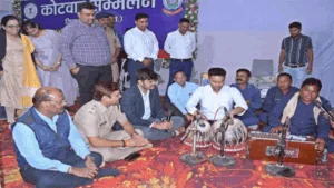 ऐसी लागी लगन, मीरा हो गई मगन… कोटवार सुंदर दास के गीत और तहसीलदार अतुल के तबले के बोल ने बांधा समां…