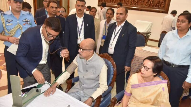 रायपुर राजभवन में दो दिवसीय स्वास्थ्य शिविर शुरू