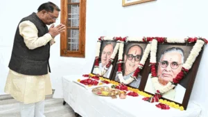 सीएम विष्णुदेव साय ने कुशाभाऊ ठाकरे और सुंदर लाल पटवा की पुण्यतिथि पर किया नमन, पूर्व वित्त मंत्री अरुण जेटली की जयंती पर उन्हें किया याद