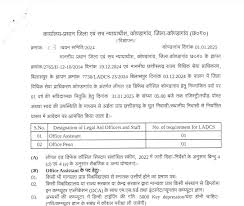 चपरासी और कार्यालय सहायक के पदों की भर्ती…