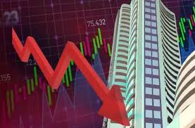 RBI नीति के बाद बाजार में गिरावट, सेंसेक्स 280 अंक टूटा, निफ्टी 23500 के आसपास