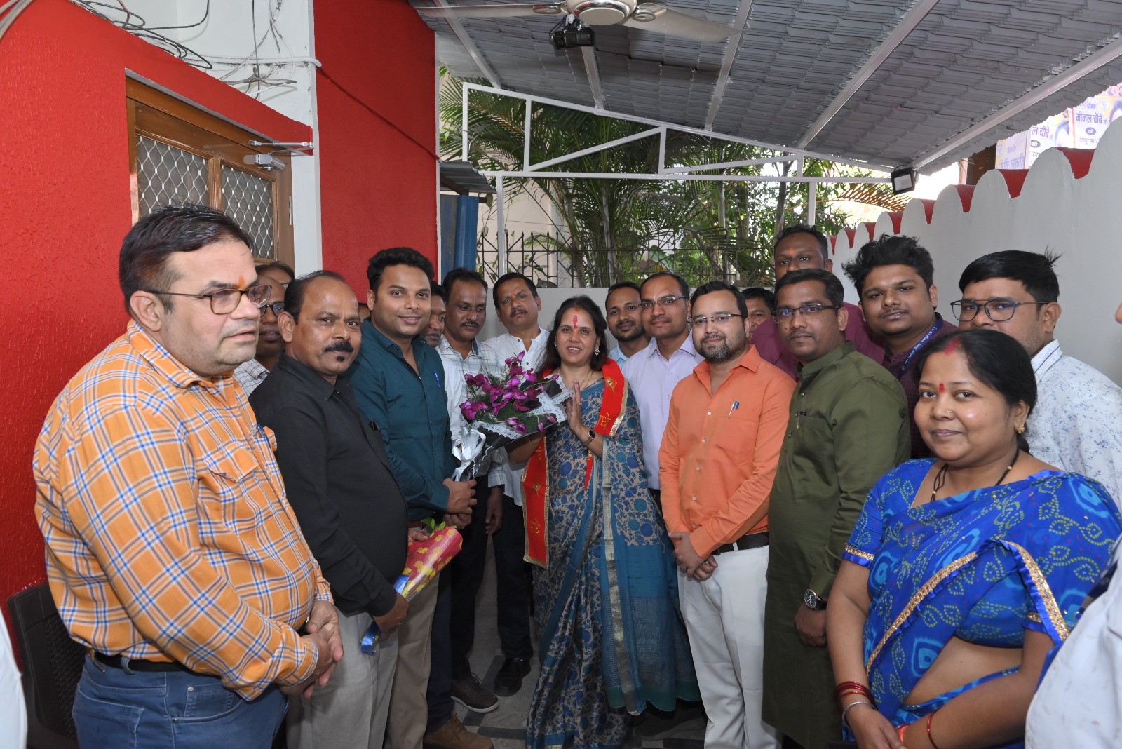 राजधानी की नवनिर्वाचित महापौर मीनल चौबे को नगर निगम कर्मचारी एकता संघ ने दी बधाई
