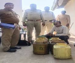 भारी मात्रा में लहान पुलिस ने किया जब्त