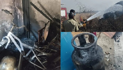 दुर्ग सहित भिलाई में दो स्थानों पर भीषण आग: समान जलकर हुआ ख़ाक