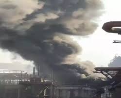 BSP में लगी भीषण आग, मचा हड़कंप