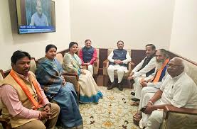 संसद भवन में छत्तीसगढ़ के भाजपा सांसदों से CM साय ने की मुलाकात