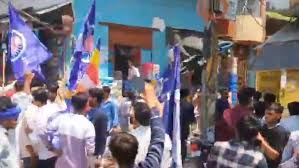 अंबेडकर जयंती पर शोभा यात्रा के दौरान युवक को मारी गोली, भारी फोर्स पहुंची, हालात काबू में