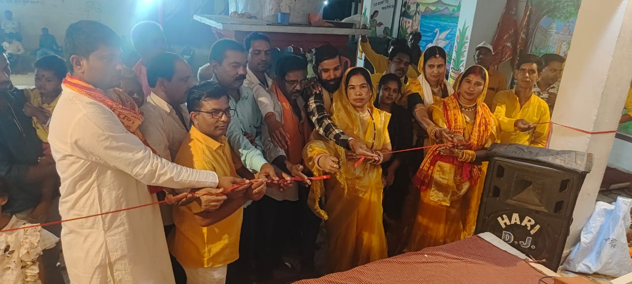 अखंड नवधा रामायण कोटेतरा में कलश यात्रा के साथ हुई शुरुआत
