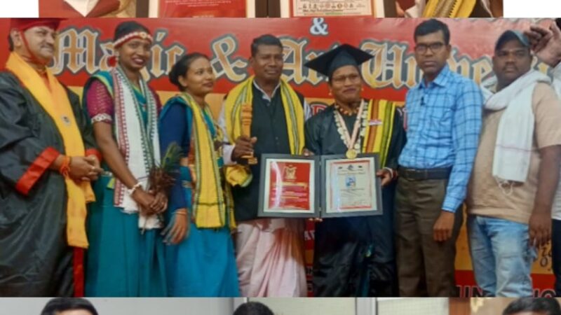 छत्तीसगढ़ के संस्कृति, कल्चर धरोहर, विशेष पहनावा को लेकर डॉक्टर नीरा शिवनारायण सिदार को डॉक्टरेट की मानद उपाधि से सम्मान