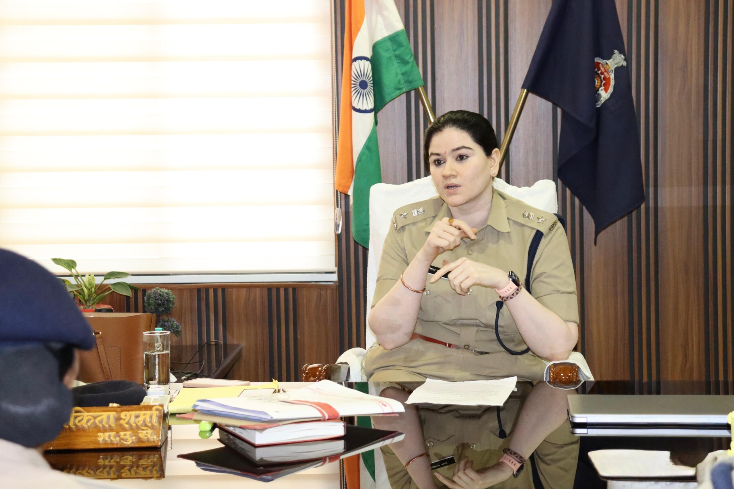 एसपी अंकिता शर्मा ने ली थाना प्रभारियों एवं राजपत्रित अधिकारियों की समन्वय बैठक