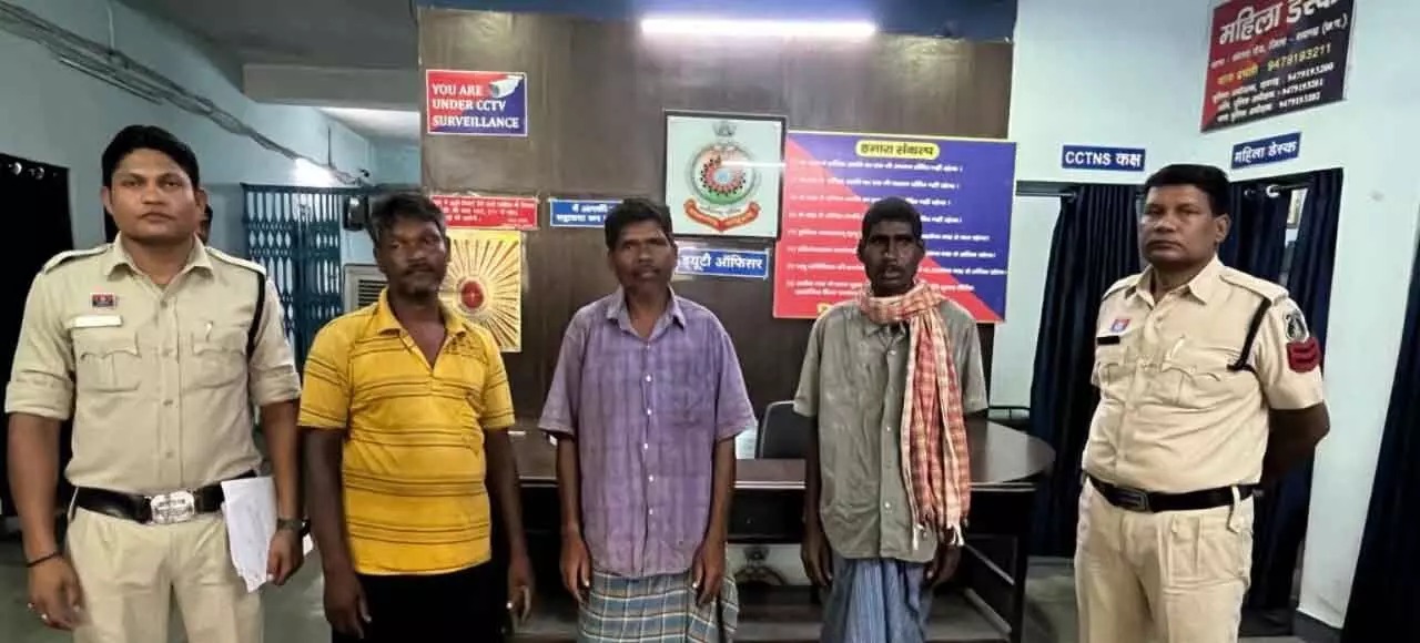 मवेशियों की क्रूर तस्करी, 3 आरोपी भेजे गए जेल