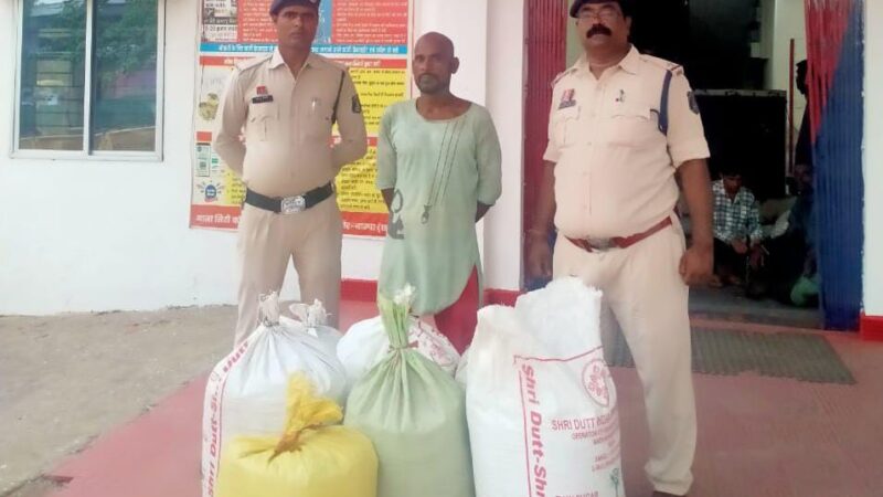 रात्रि में घर के छत ऊपर रखे धान को चोरी करने वाले आरोपी को पकड़ने में मिली सफलता थाना जांजगीर पुलिस की त्वरित कार्यवाही