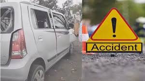 बिलासपुर में भीषण सड़क हादसा, तीन लोगों की मौके पर मौत; दीवार से टकराई तेज रफ्तार कार