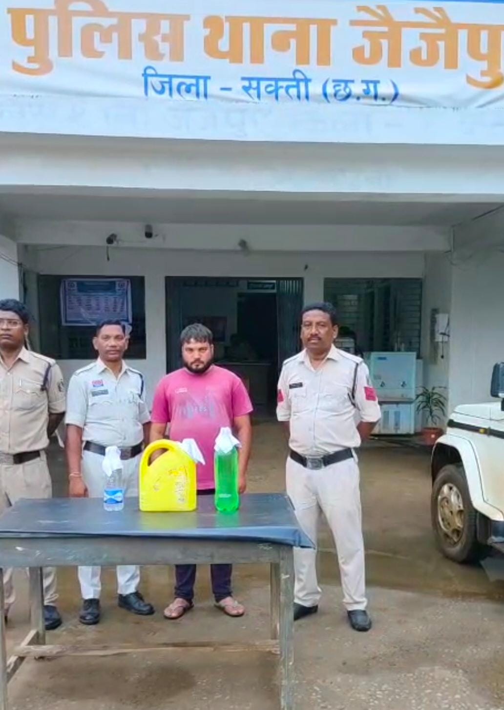 अवैध शराब परिवहन पर जैजैपुर पुलिस की कार्यवाही: अवैध शराब के साथ पकड़ाए आरोपी