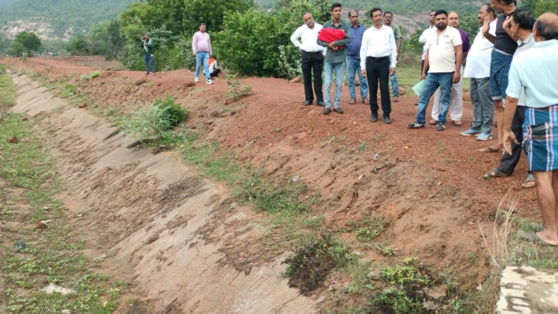 एक करोड़ 56 लाख की नहर लाइनिंग कार्य मे जांच अधिकारी ने पाई  बड़ी अनियमिता परंतु ई गुप्ता लगे है लीपा पोती में