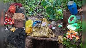 नक्सल सामान बरामद, गरियाबंद जंगल में मिली सफलता