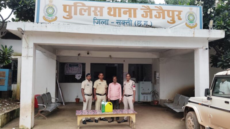 अवैध शराब परिवहन पर लगातार कार्यवाही जारी,आरोपी गिरफ्तार