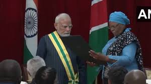 पीएम मोदी को नामीबिया के सर्वोच्च पुरस्कार से किया गया सम्मानित
