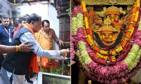 मुख्यमंत्री विष्णु देव साय ने रतनपुर महामाया मंदिर में नवरात्रि पर की पूजा अर्चना