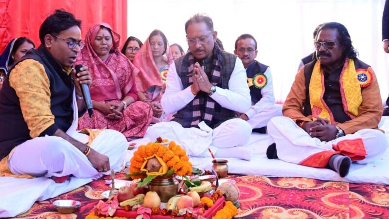 मुख्यमंत्री साय ने 40.25 करोड़ रूपए लागत के विकास कार्यों का किया लोकार्पण और भूमिपूजन